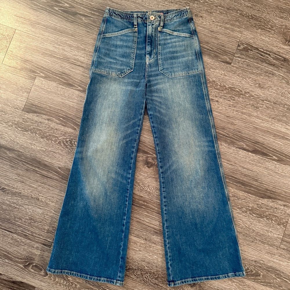 Pilcro Carpenter Style Wide Leg Jeans New